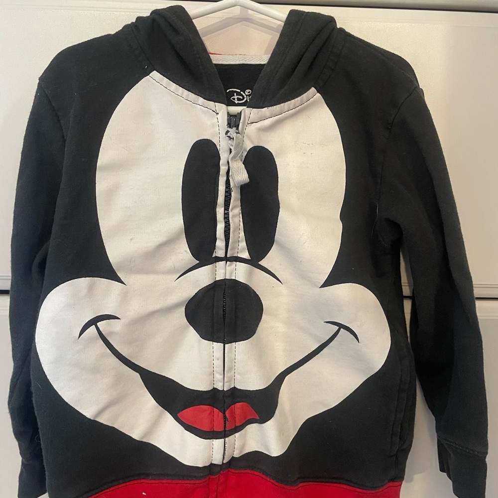 Disney Mickey Mouse Hoodie with Ears Size 4T